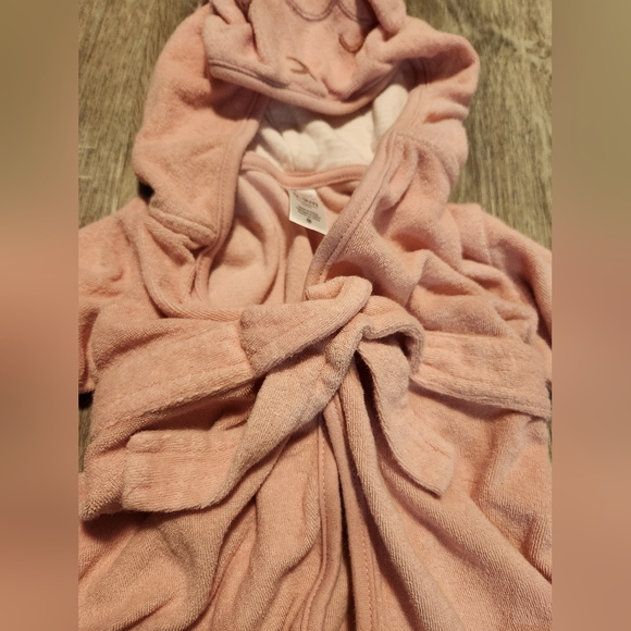 Carter's Pink Hooded Baby Robe - Picture 2 of 6